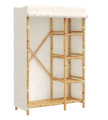 Klædeskab 110x45x1700 cm bambus